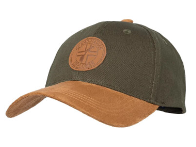 Cap Olive Faux Suede