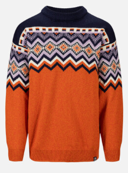 Randaberg Masc Sweater XXL Orange/Navy/Lavender