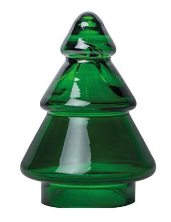 Hadeland Green Glass Tree 4.5&quot;