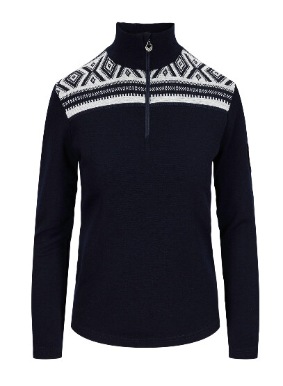 Cortina Badic Fem Sweater L Navy/Off White