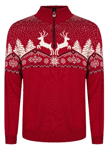Dale Christmas Masc Sweater XXL Red/Off White/Navy