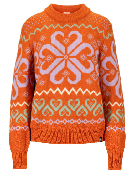 Falkeberg Fem Sweater XL Orange/Lavender