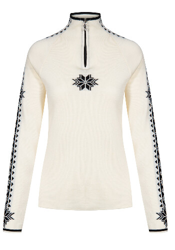 Geilo Fem Sweater S Off White/Black