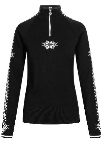 Geilo Fem Sweater M Black/Off White