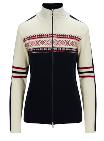 Snonipa Fem Jacket L Marine/Off White/Red