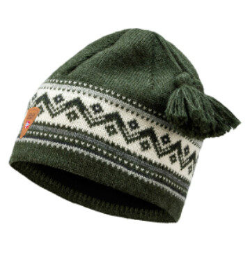 Vail Hat Dark Green/Off White/ charcoal
