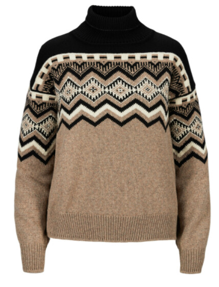 Randaberg Fem Sweater L Brown/Blk