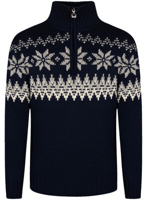 Myking Masc Sweater XL Navy/Off White/Charcoal