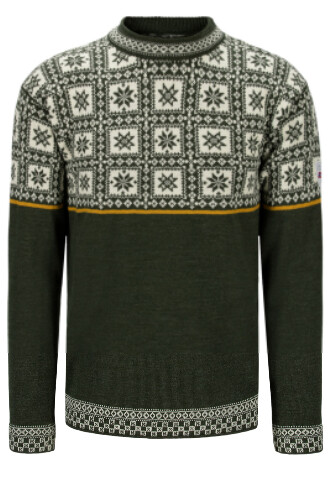 Tyssoy Masc Sweater XXL Green/Off White/Mustard