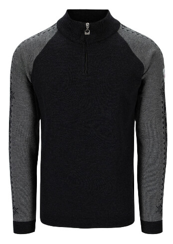 Geilo Masc Sweater Dark Charcoal Smoke