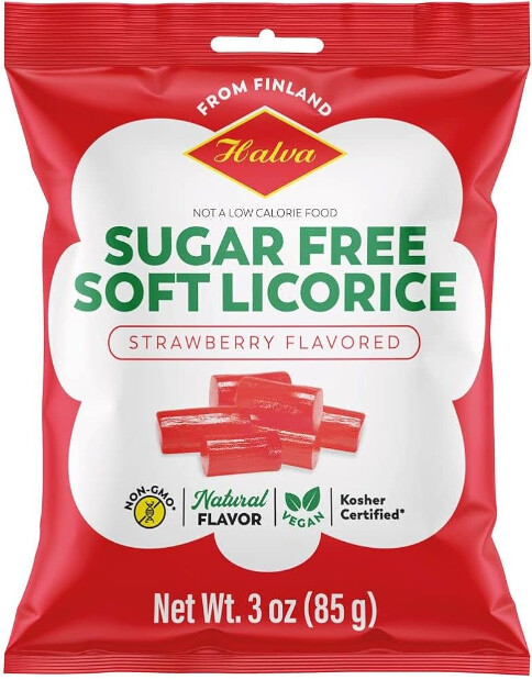 Sugar Free Soft Licorice-strawberry