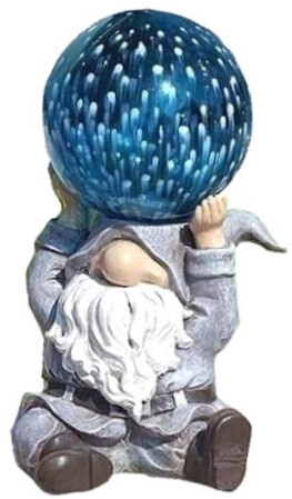 Roman LED Gnome Blue Solar