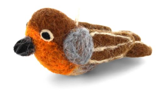 Felt Ornament Robin