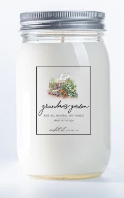 Candle Grandma&#39;s Garden