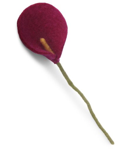 Felt Lily Cerise