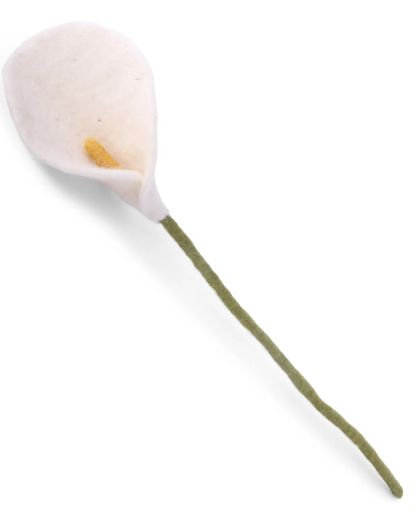 Felt Lily White