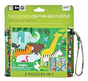 Puzzle Two Sided On Go Animal Menagerie