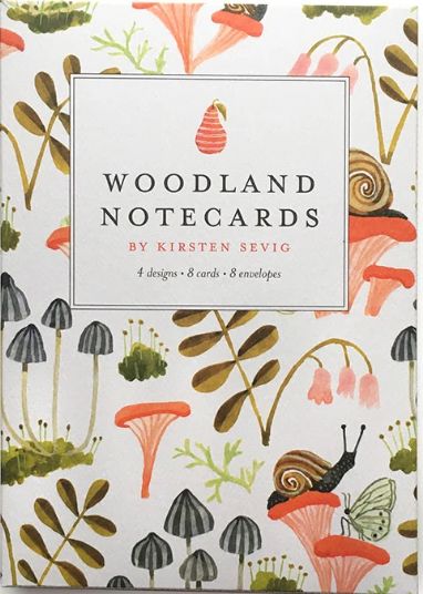 Woodland Notecards By Kristen Sevig