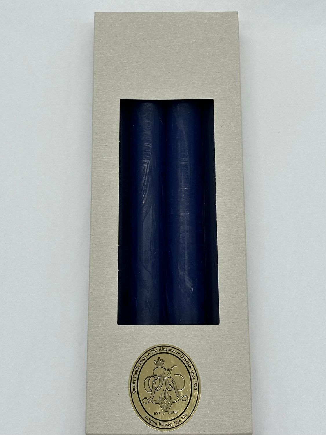 Logum Kloster Taper Candle Royal Blue