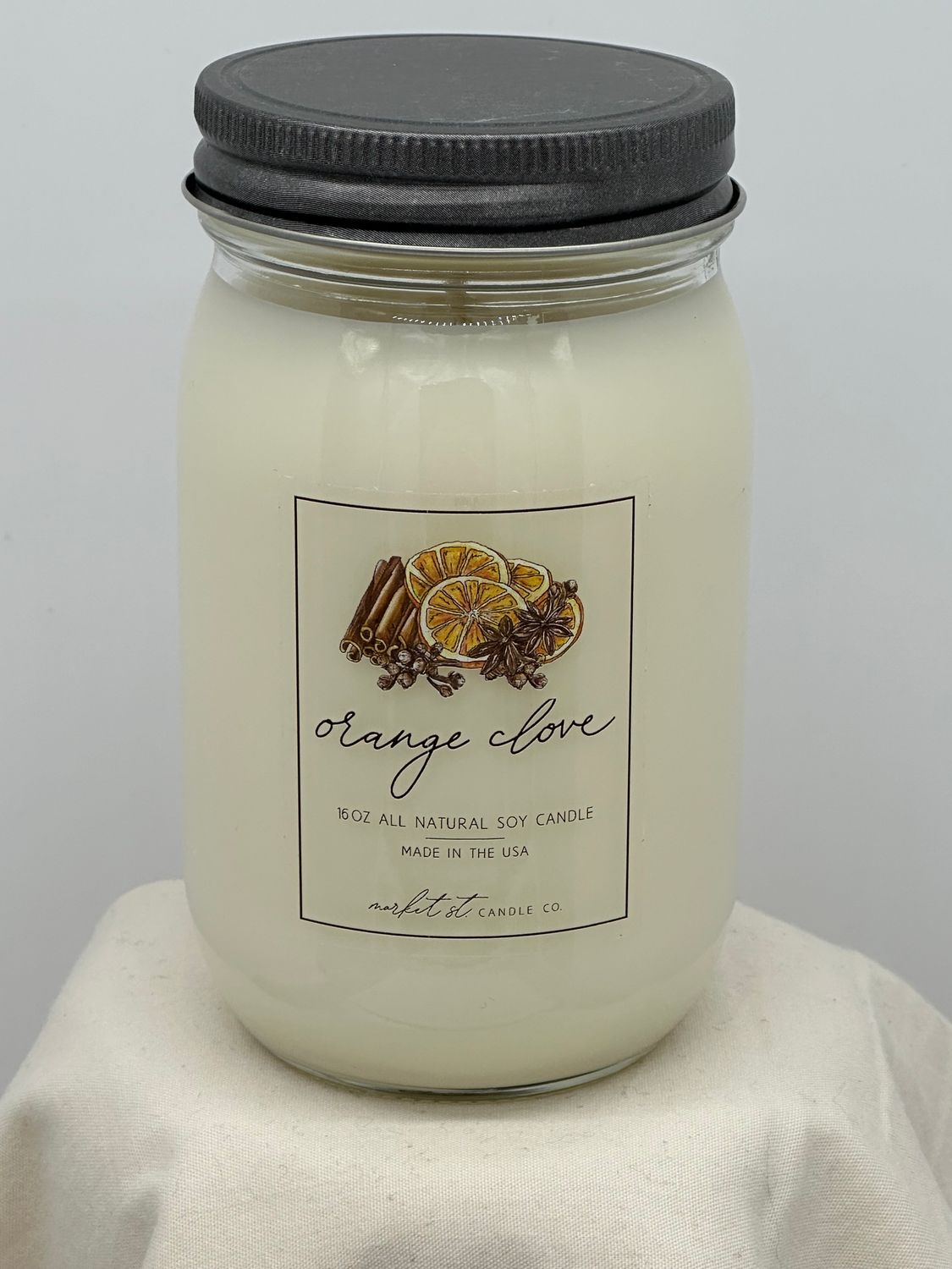 Market Street Candle Orange Clove