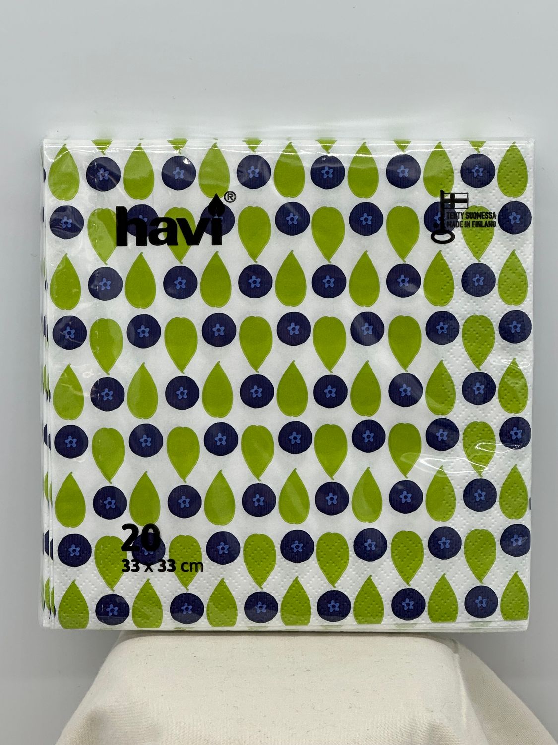 Napkin Lunch Blueberry Patch