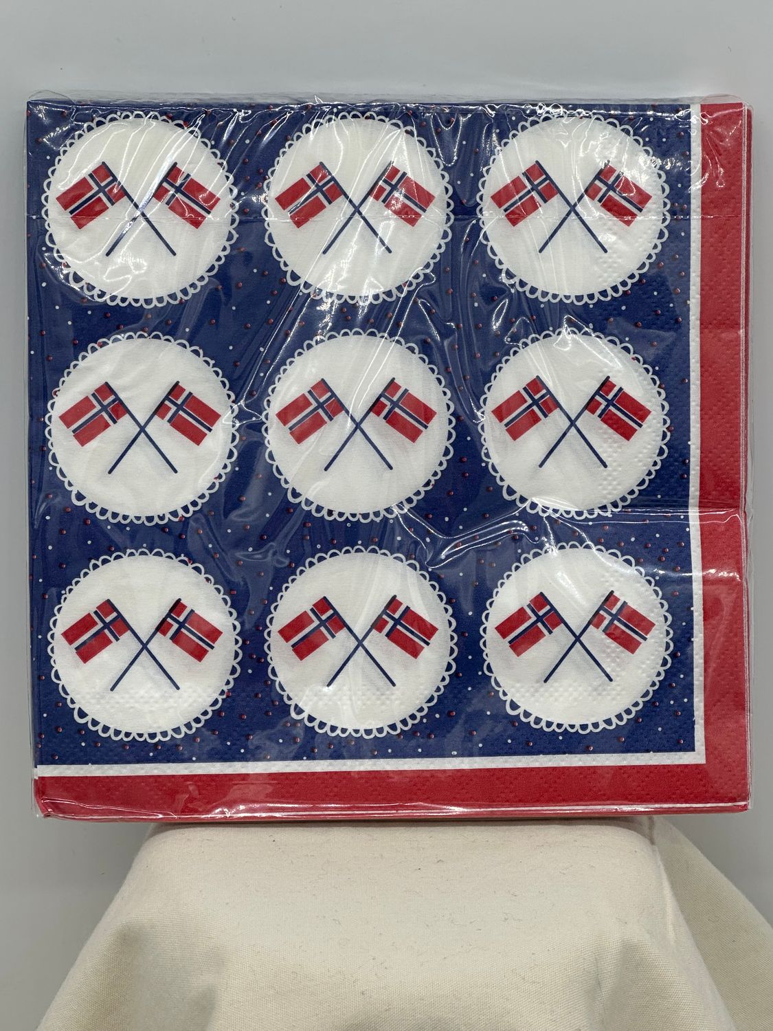 Napkins Lunch Small Doily Flags