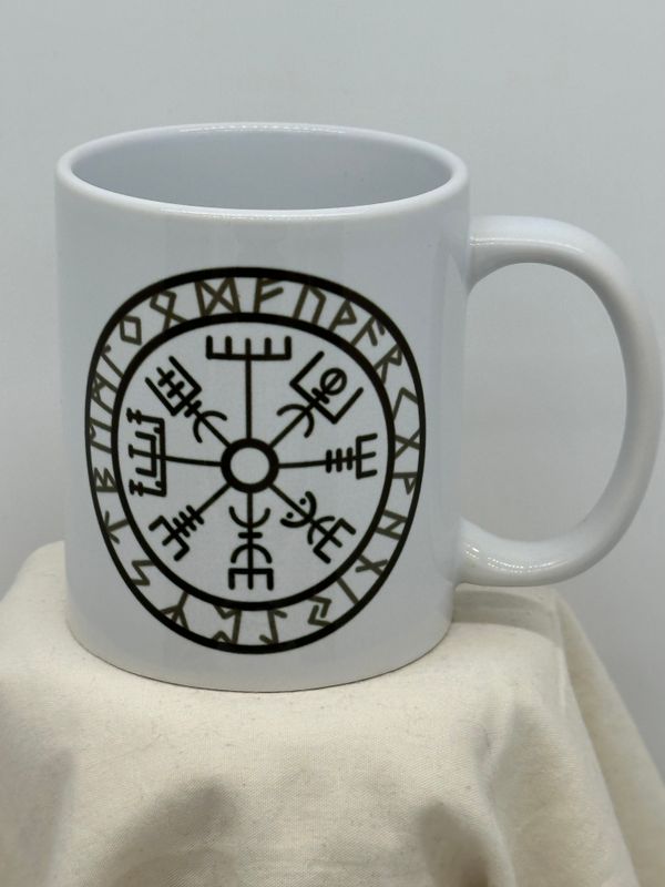 Coffee Cup Nordic Runes Talla