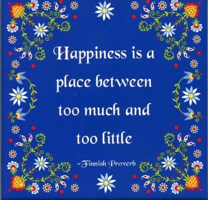 Ceramic Tile Finnish Proverb