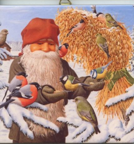 Ceramic Tile-JBergerlind Tomte Birds
