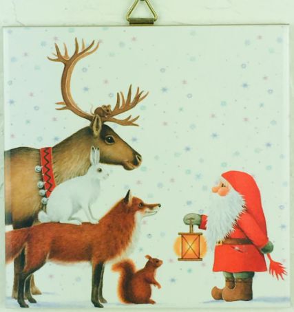 Ceramic Tile-Melhuish Tomte Animals