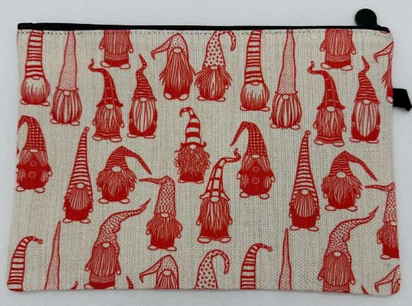 Zip Cosmetic Bag Gnomes