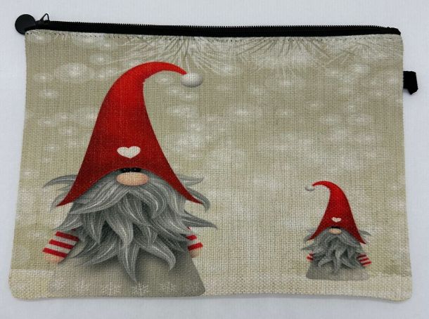 Zip Cosmetic Bag Gnome