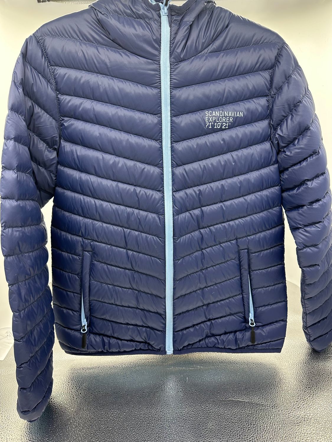 Jacket Sport Down Women&#39;s Navy/Light Blue 2XL