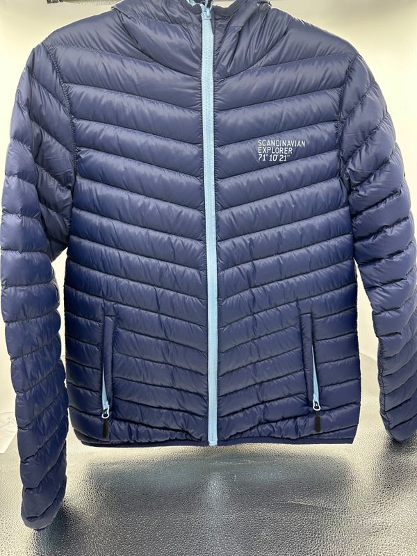 Jacket Sport Down Women&#39;s Navy/Light Blue 2XL