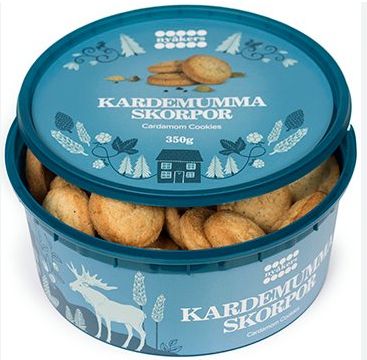 Nyakers Cardamom Cookies In Tub