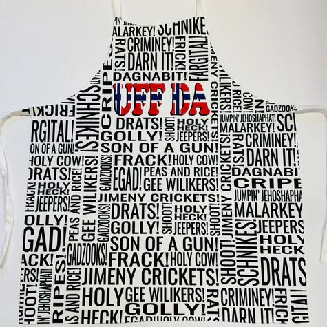 Apron Uff Da Words