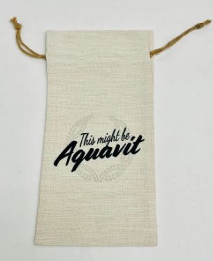 Bottle Bag Drawstring Aquavit