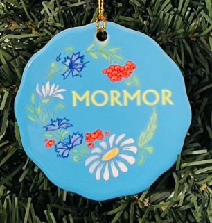 Ceramic Ornament-Mormor