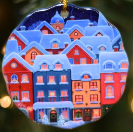Ceramic Ornament-Eva Melhuish Houses