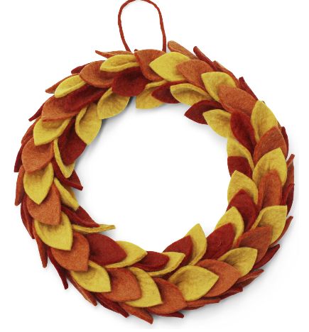 Felt Wreath Autumn Bright