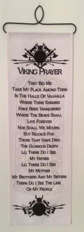 Fabric Wall Hanging Meet Me In Valhalla