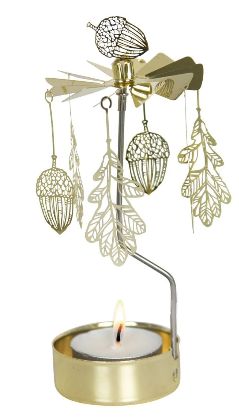 Rotary Candleholder Oak
