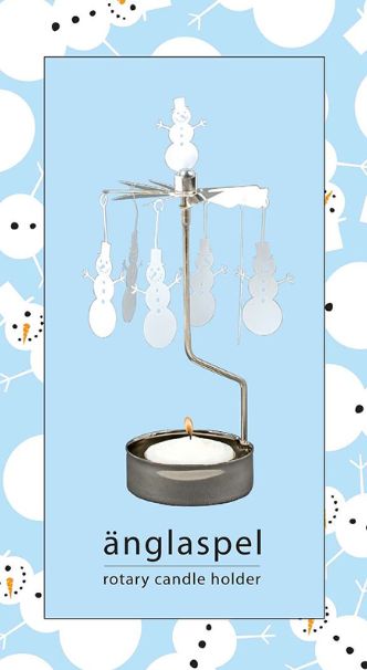 Rotary Candleholder Snowman