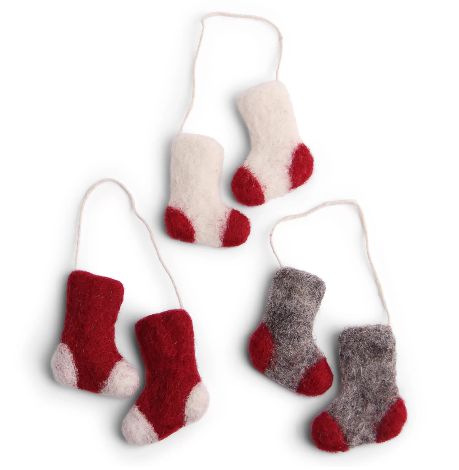 Ornaments Socks Set Of 3