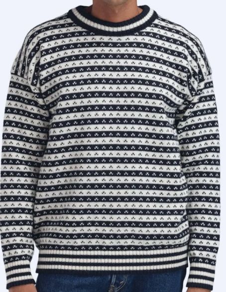 Dale Of Norway Skipsleia Unisex Sweater Black Offwhite