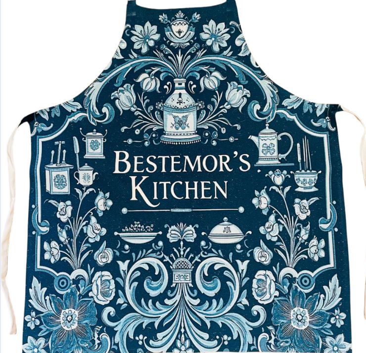 Apron Bestemors Kitchen Blue