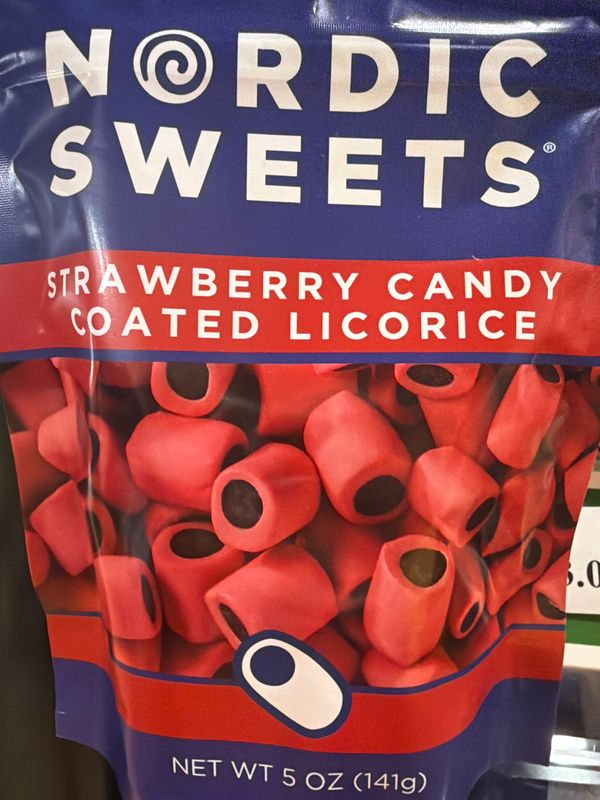 Strawberry Candy Coated Licorice