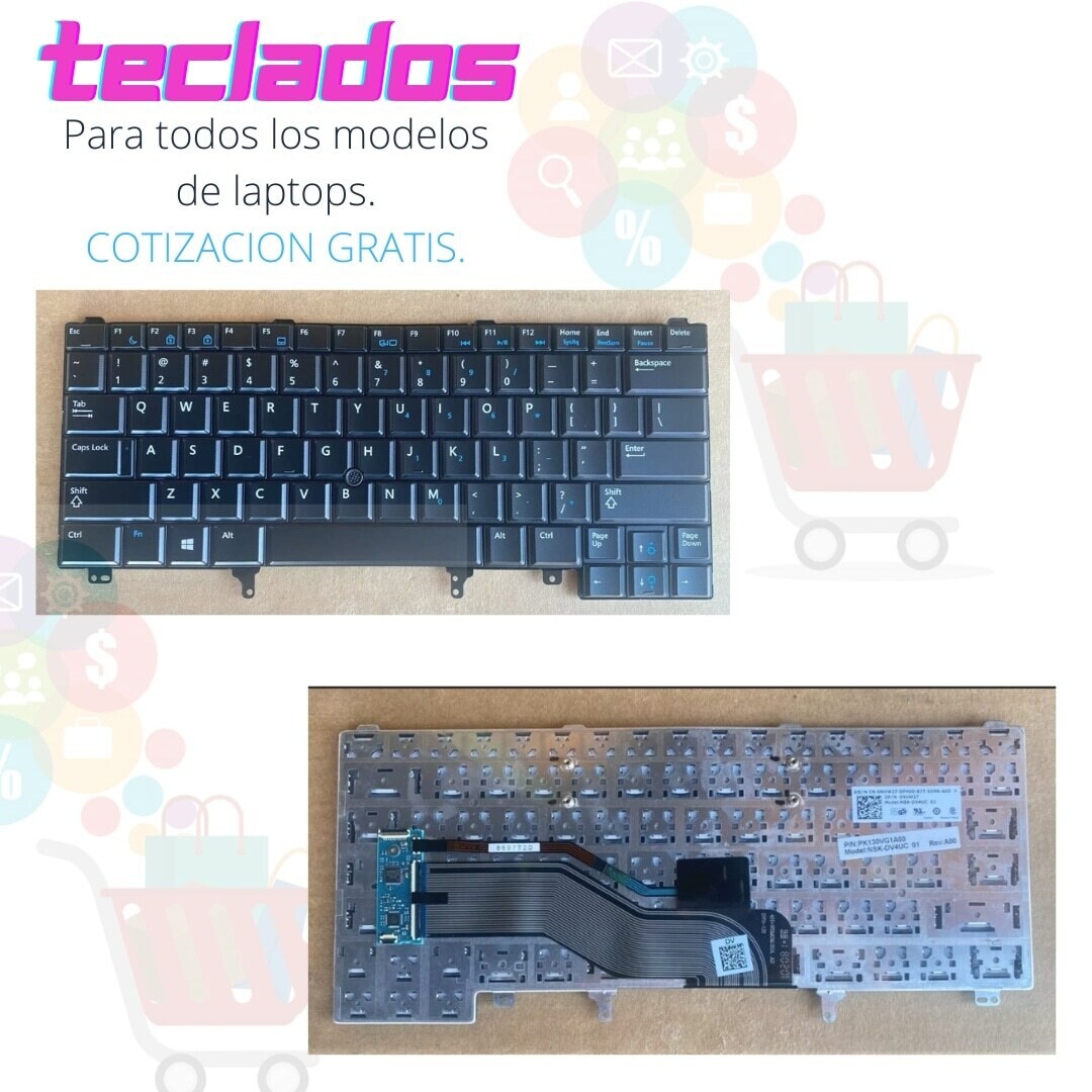 Teclados para laptops.