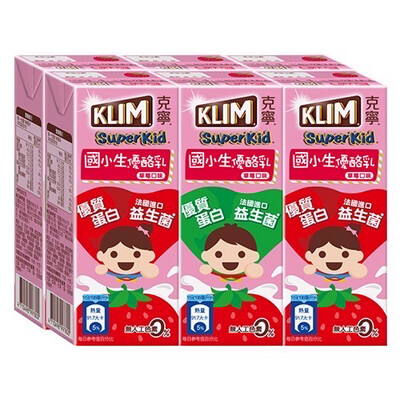 克寧國小生草莓優酪乳198ml x6入