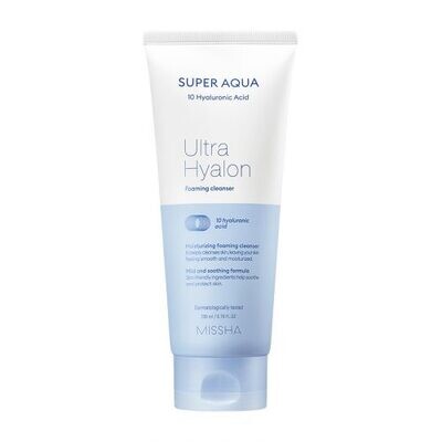 Missha Super Aqua Ultra Hyalon Foaming Cleanser 200 ml